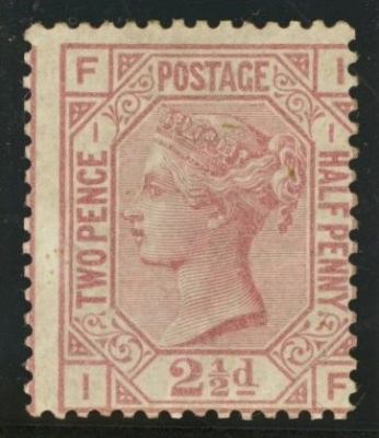 1873 21/2d Rosy Mauve SG 138 Plate example Cat £875.00