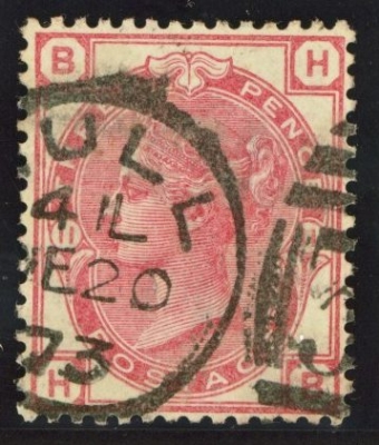 1873 3d Rose SG 143 Plate 11. FU