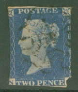 1840 2d Blue SG 5.  A Used Spacefiller.