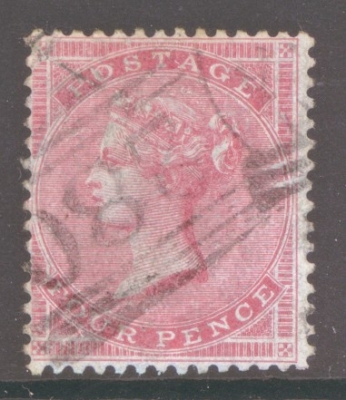 1855 4d Carmine SG 62 A Fine used example of this difficult stamp. Cat £450