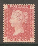 1858 1d  Red SG 43 Pl 159  E.I.  A  Superb Fresh U/M example