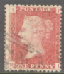 1858 1d Red Plates SG 43 Fine Used