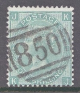 1865 1/- Green SG 101 Plate 4 A very fine Used example
