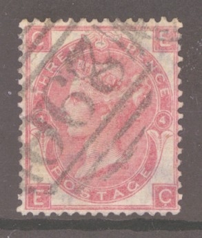 1865 3d Rose E.C. SG 92 A Very Fine Used example
