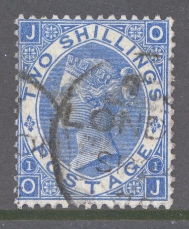 1867 2/- Deep Blue SG 119  A  Very Fine Used example