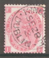 1867 3d Rose SG 103 Plate 8  Lettered I.F.  A  Very Fine Used example cancelled by a Dublin CDS