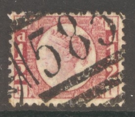 1870 ½d Rose Plate 14