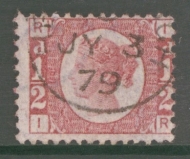 1870 ½d Rose Red SG 48 Plate 14 Lettered I.R. A Superb Used example