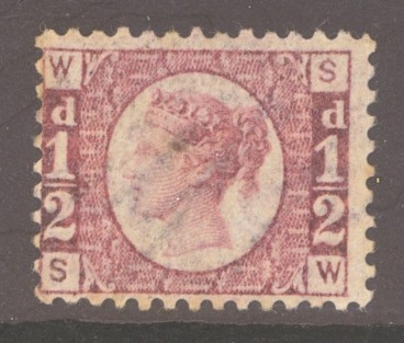 1870 ½d Rose Red SG 48 Plate 4  A Fresh U/M example