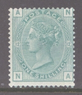 1873 1/- Green SG 150 Plate 12 Lettered N.A.  A Superb Fresh Lightly M/M example