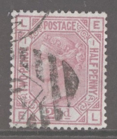 1873 2½d Rosy Mauve on Blued paper SG 138 Plate 1 A Fine Used example  A fine Used example