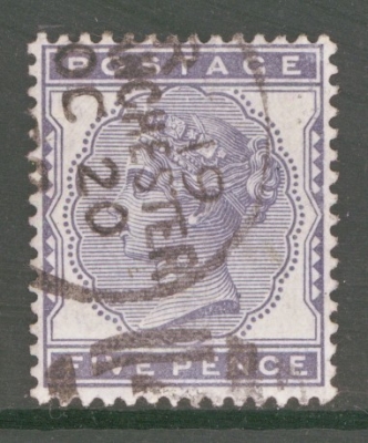 1880 5d Indigo SG 169. A Very Fine Used example. Cat £175