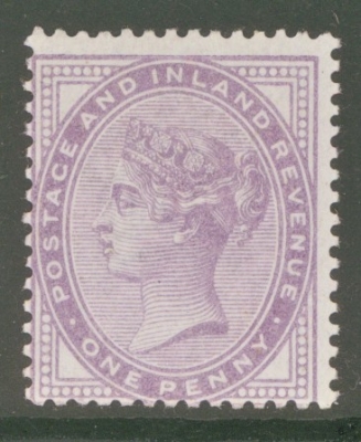 1881 1d Bluish Lilac SG 172a   A Superb extra Fresh Lightly  M/M example, you can hardly see any hinge mark. BPA Cert.…