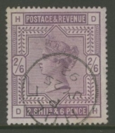 1883 2/6 Deep Lilac SG 179  A Very Fine Used example