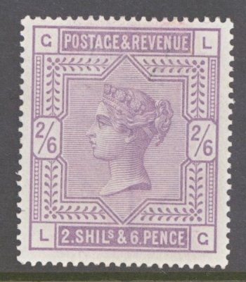 1883 2/6 Lilac SG 178 lettered L.C.  A Superb Extra Fresh Unmounted Mint example.