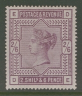 1883 2/6 Deep Lilac SG 179. D.E.  A Superb Extra Fresh U/M example
