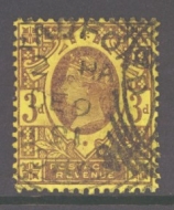 1887 3d Purple on Orange SG 204  A Fine Used example with superb colour