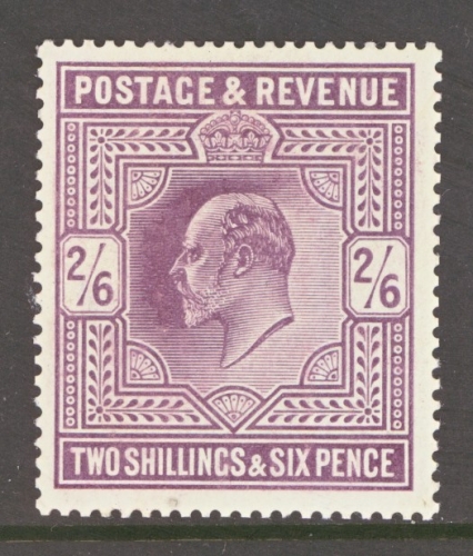 1902 2/6 Dull Purple SG 262   A Superb Extra Fresh U/M example.