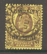 1903 Admiralty Official 3d Dull Orange - Yellow SG O106  A Fine Used example. Cat £160