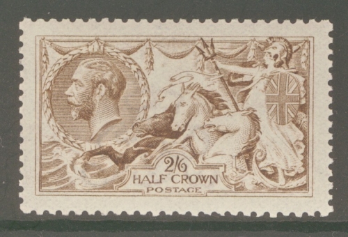 1915 2/6d Grey Brown Worn Plate SG 407 A Superb Fresh Well Centred U/M example