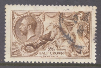 1915 2/6 Yellow Brown  SG 406. A Fine Used Well Centred example