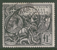 1929 £1 PUC SG 438  A Fine Used example.