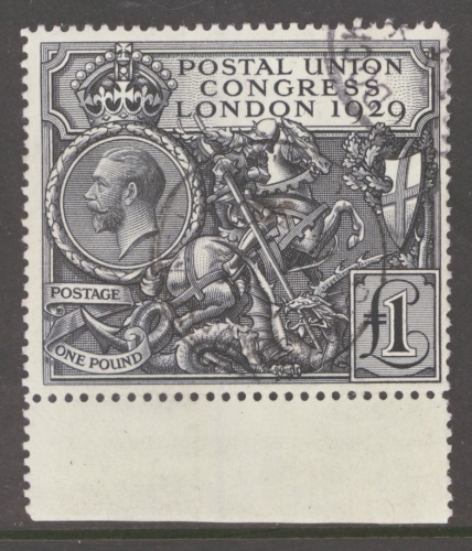 1929 £1 PUC SG 438   A Very Fine Used Marginal example.