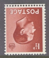 SG 459i 1½d Brown Inverted Watermark