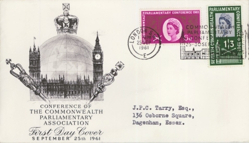 1961 Parliament on PTS cover with Parliament Slogan