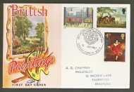 1967 Paintings on typed Connoisseur cover Stamp Centre FDI