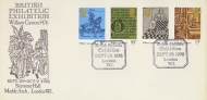 1976 Caxton Cancelled by Philatelic Exhibition London  on Official cover. 