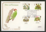 1986 Nature Europa on Cotswold cover with Owlsmoor Camberley FDI