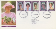1999 Princess Diana  on Post Office cover Windsor Castle CDS