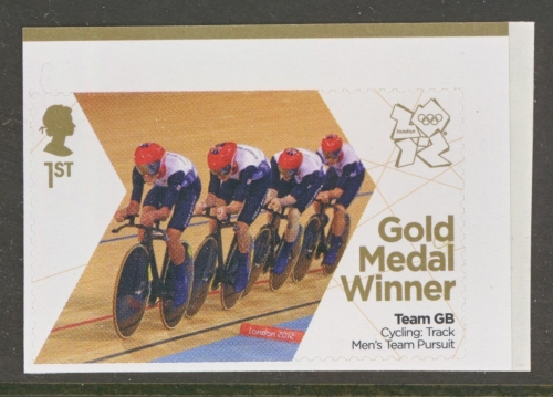 2012 1st Gold Medal Winners  1st Steven Burke etc + Hosking  variety Missing Phosphor SG 3348b  A Fresh U/M example 