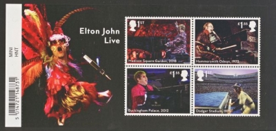 2019 Elton John M/S Barcode