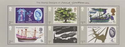 2022 Stamp Designs by David Gentleman M/S