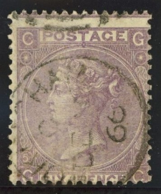 1865 6d Lilac SG 97 Plate 5