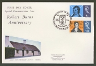 1966 Burns phos on Connoisseur cover with Kilmarnock FDI with printed address
