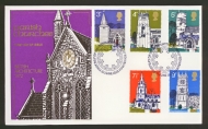 1972 Churches on Thames cover with Bureau FDI