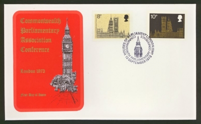1973 Parliament on Thames cover with Parliament FDI