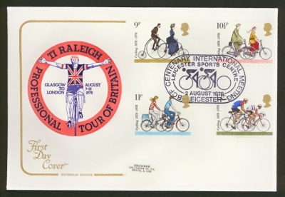 1978 Cycling on Cotswold cover Leicester FDI