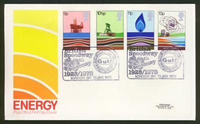 1978 Energy on Post Office cover with Gulf Oil FDI