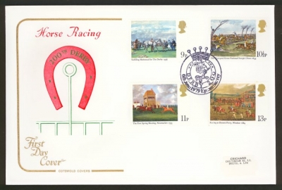 1979 Horse Racing on Cotswold cover Epsom Derby FDI