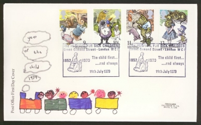 1979 Year of Child on Post Office cover Great Ormond St FDI
