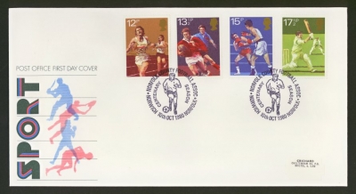 1980 Sport on Post Office cover Norfolk FDI