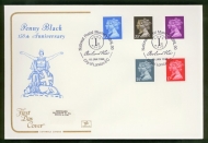 1990 1d Black Anniv on Cotswold cover Postal Museum London EC FDI