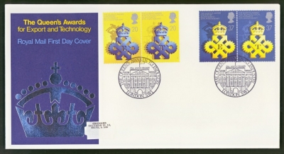 1990 Queens Award on Post Office cover Queens Award FDI