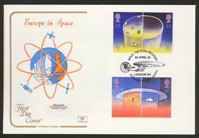 1991 Europe in Space on Cotswold cover Space London W1 FDI