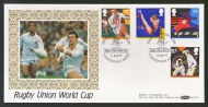 1991 Sport on Benham cover English Rugby Twickenham FDI