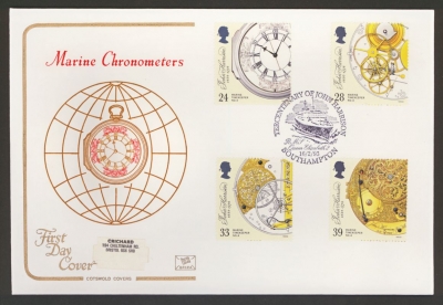 1993 Marine Clocks on Cotswold cover Southampton FDI